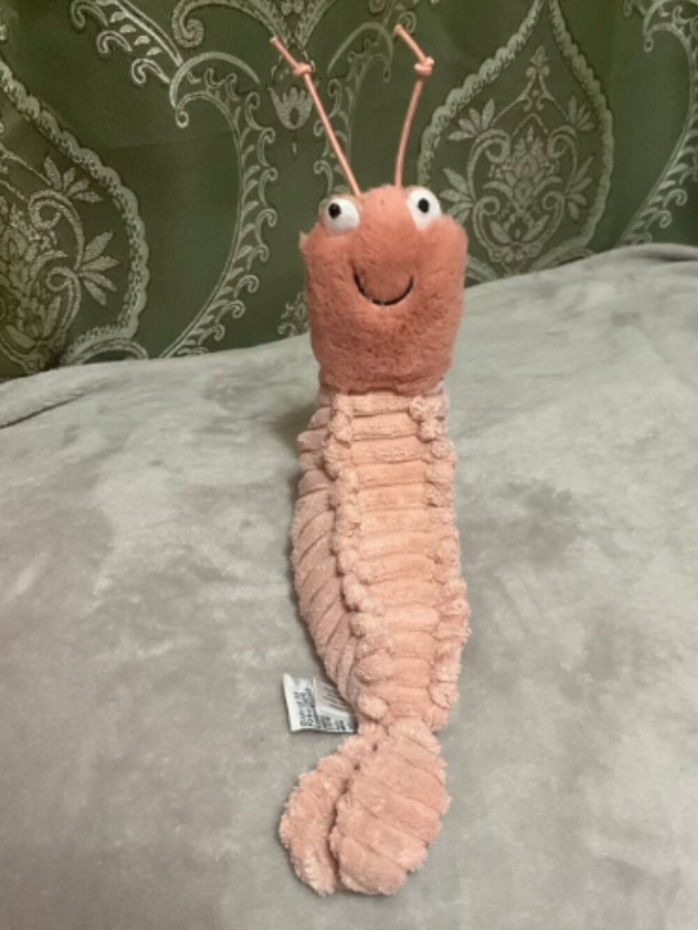 Jellycat Sheldon Sea Shrimp Plush Stuffed Animal Collectible Retired